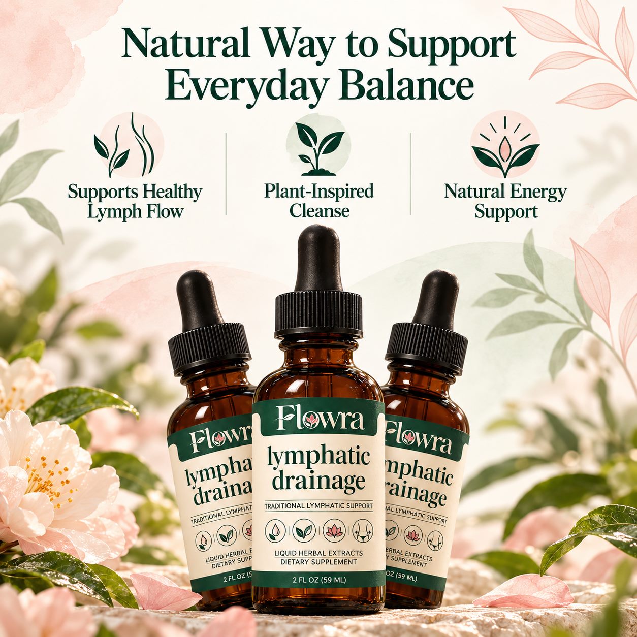 Flowra Lymphatic Drainage Drops